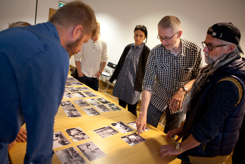 Iceland PhotoWorkshop in 2015 - Ragnar Axelsson and Einar Falur Ingolfsson reviewing photos