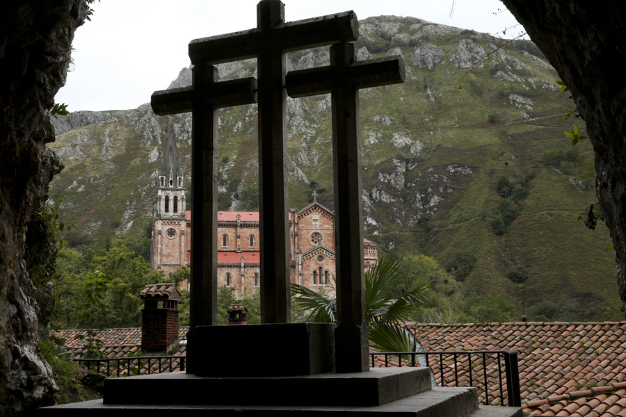 On the Footsteps of St James, The Basque Country and Beyond - Covadonga sanctuary in Asturias, Spain