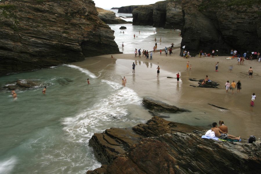On the Footsteps of St James, The Basque Country and Beyond - North beach in Galicia, Rivadeo
