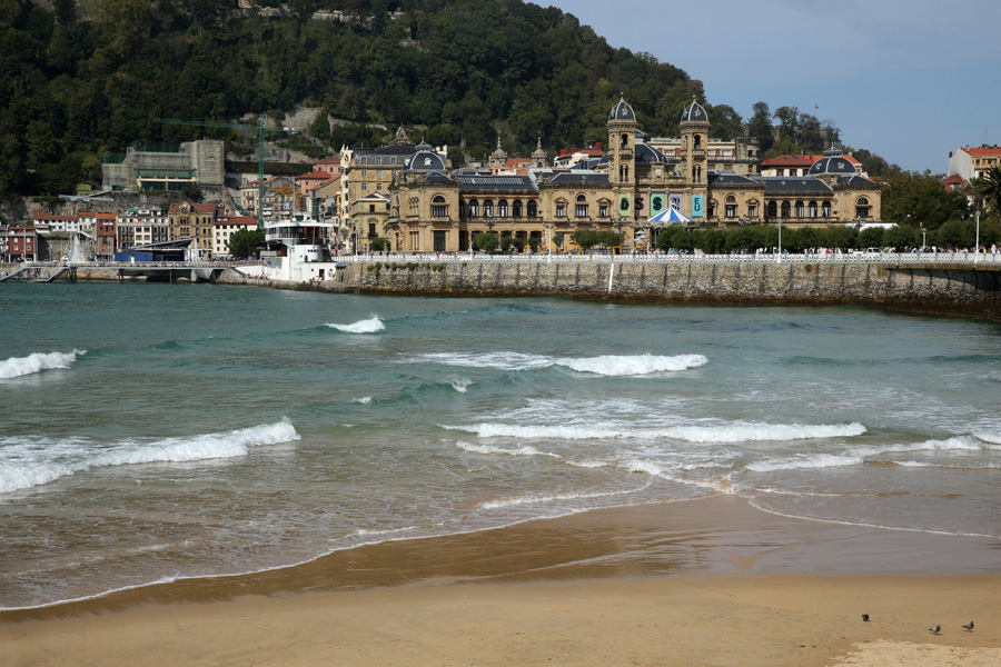 On the Footsteps of St James, The Basque Country and Beyond - San Sebastian beach
