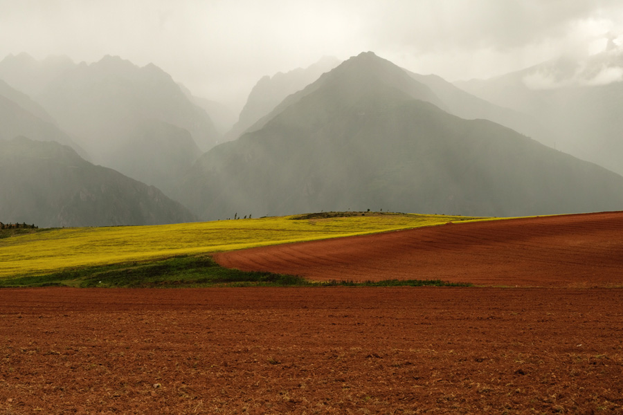 Splendors of the Land of the Inca - Field and mountains
