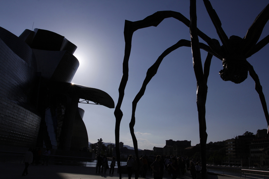 where we have gone Guggenheim in Bilbao, Spain